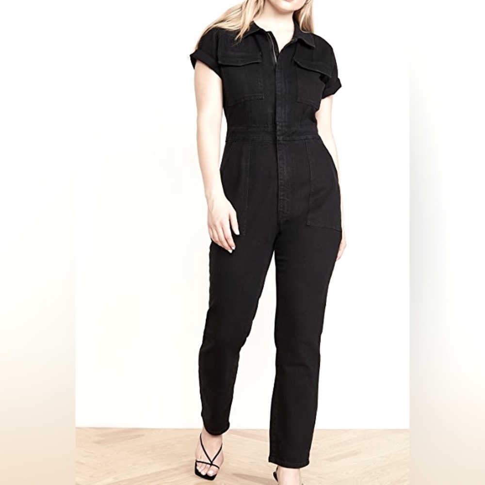 Good American Utility Jumpsuit Size 4